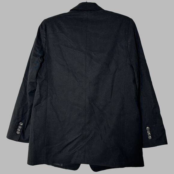 Everlane The Tencel Oversized Blazer Black 2 Button Front L/S Women's 16 NWT - Picture 4 of 12